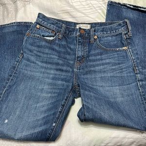 Madewell crop jeans